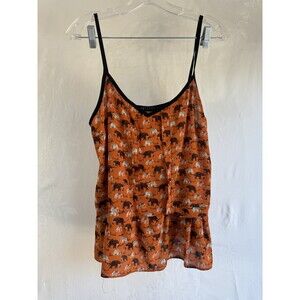 Potter’s Pot Mini tank Top Elephant Boho Flowy Summer Medium USA